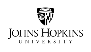John Hopkins University black logo